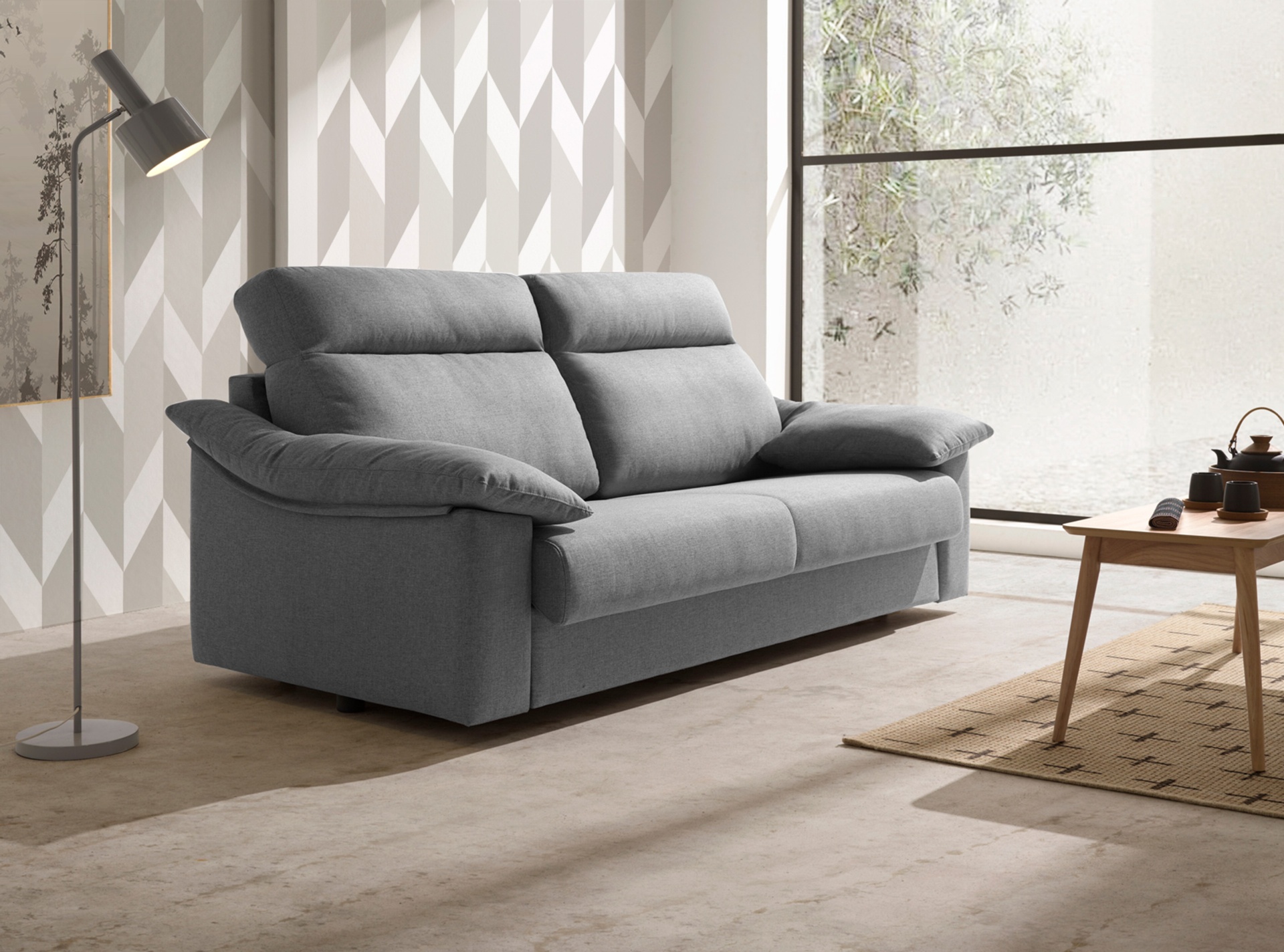 Sofa cama de 207cm de ancho CARES-E