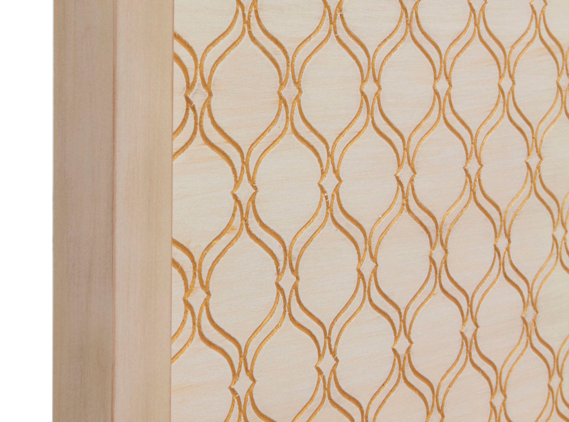 Cabecero de madera natural de roble GOLSA D 1