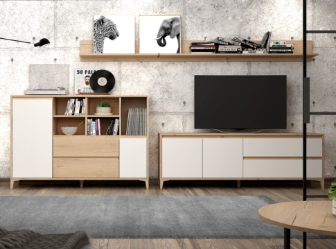 Mueble TV Daven - Polque - venta online - Mueble salón barato pequeño