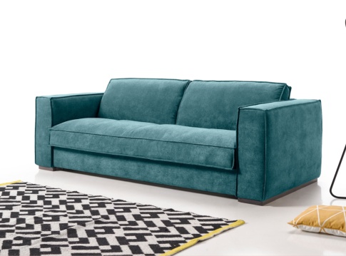 Sofa cama tapizado en tela DIMAS