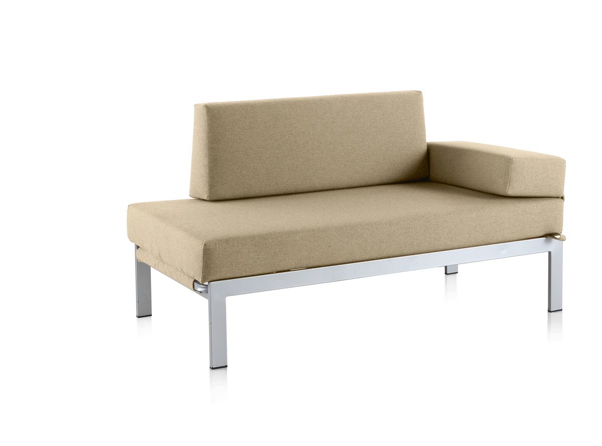 Sofa cama en tela CALIOPE de 160 cm 1