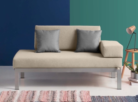 Sofa cama en tela CALIOPE de 160 cm