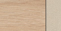 Roble natural y beige